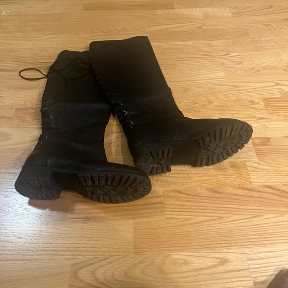 Nine West Black Over the Knee Boots